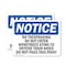 Signmission No Trespassing Do Not Enter Honeybees Sting OSHA Notice Sign, Vinyl Decal, 10in W x 7in L, 2PK OS-2PACK-NS-D-710-L-14916 - alternate 1